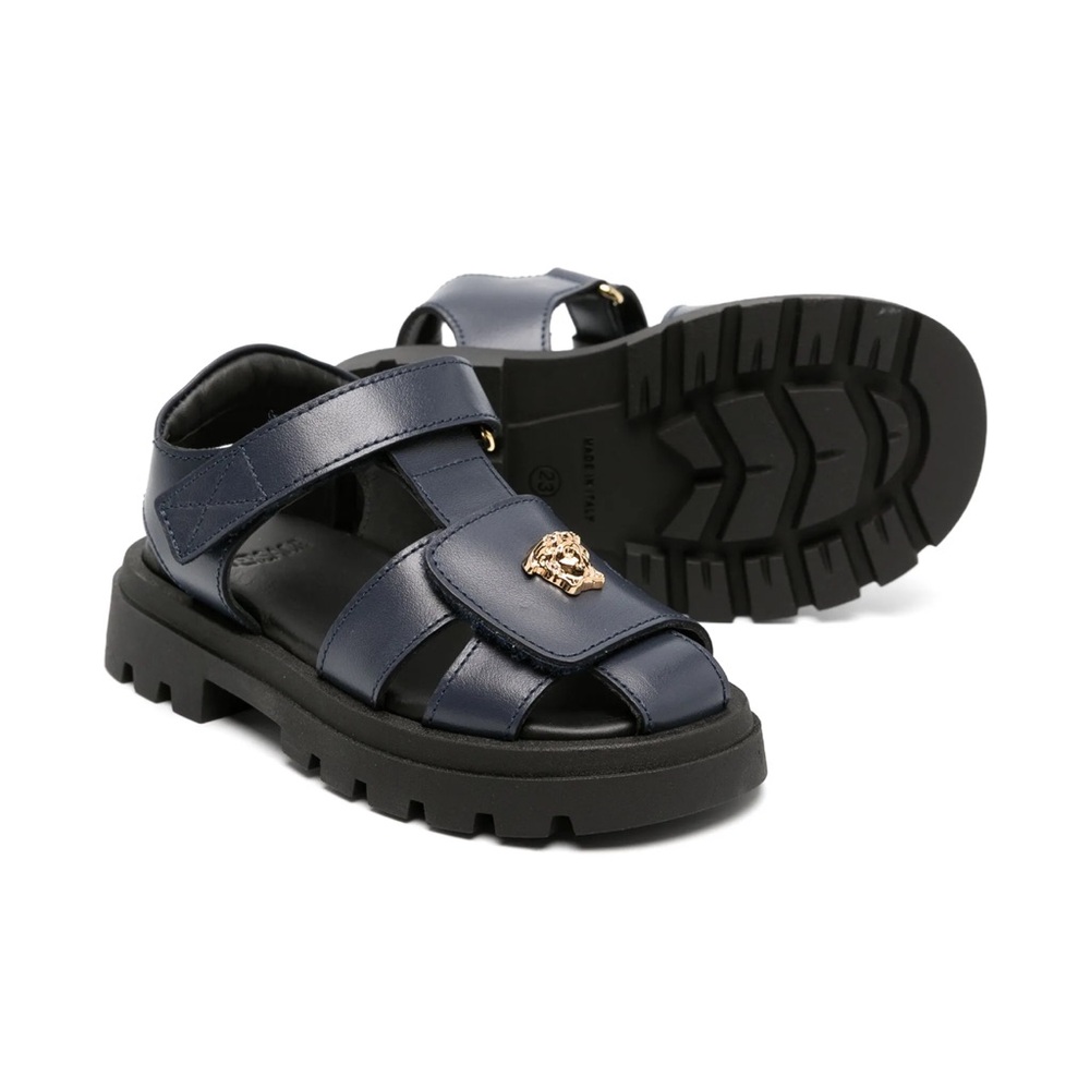 Versace Kids Navy Sandals